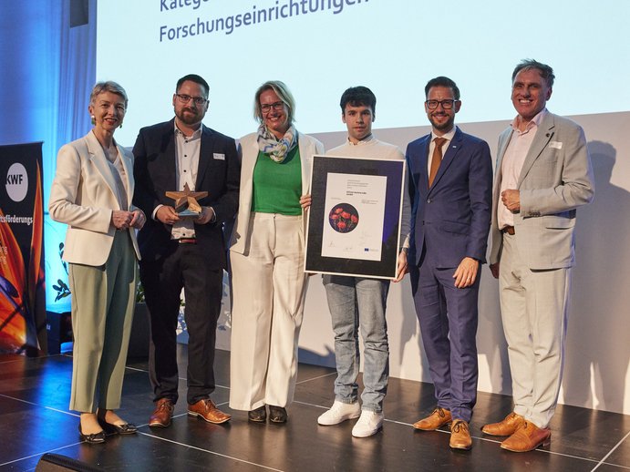 Gruppenfoto bei der Preisverleihung
